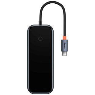Перехідник Baseus Hub AcmeJoy 5-Port Type-C (HDMI*1+USB3.0*2+USB2.0*1+Type-C PD&Data*1) (WKJZ) 00000063728_1 фото