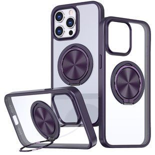 TPU+PC чохол Metal Ring with Magnetic Fit для Apple iPhone 13 Pro (6.1") 73470 фото
