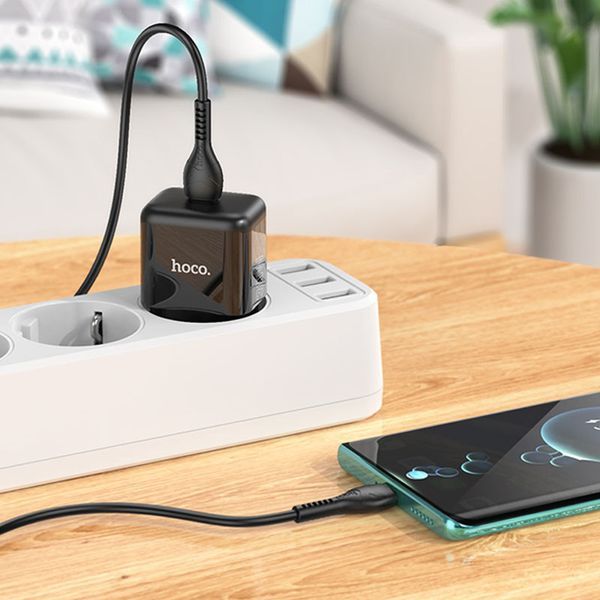 МЗП Hoco N32 Glory PD30W (1USB-C) + кабельType-C to Lightning 64557 фото